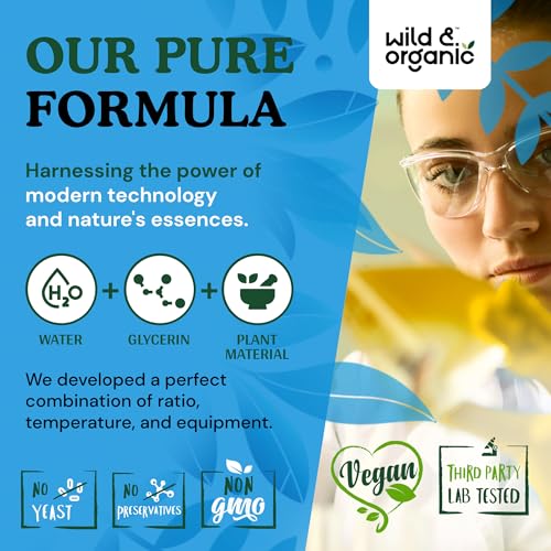 Wild & Organic Alcohol Detox Supplement - Liver Cleance & Repair Formula - Anti Alcohol Wild & Organic