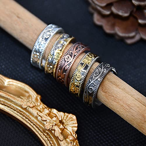 Vicmag Copper Magnetic Ring for Women, Lymphatic Drainage Ring Ladies Fingers Thumb