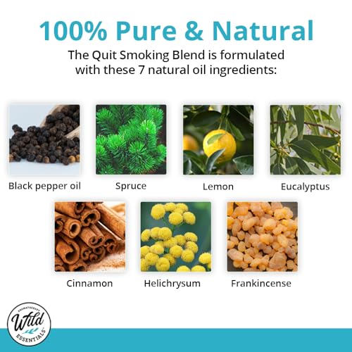 Wild Essentials 3 Pack of Quit Smoking Aromatherapy Nasal Inhalers Made mEssentials