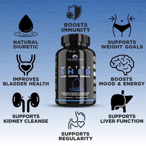 Water Pills Diuretic Water Retention, Liver Detox, Kidney Cleanse, Weight, Swelling THE ENCLARE NUTRITION