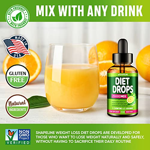 Weight Loss Drops - Appetite Suppressant for Women & Men - Made in The USA