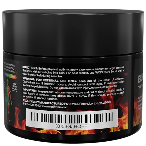 WODFitters Advanced Technology Hot Sweat Cream Workout Enhancer Booster WODFitters