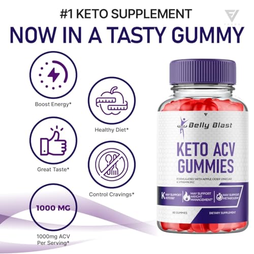(3 Pack) Belly Blast Keto ACV Gummies, Belly Blast Keto + ACV Gummies Advanced Weight Fyvus