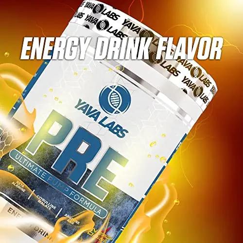 Yava Labs PRE Workout Ultimate Pump Formula (Energy Drink)