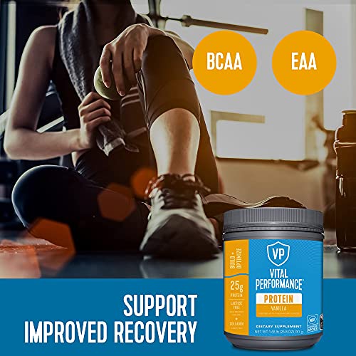 Vital Performance Protein Powder, 25g Lactose-Free Milk Protein Isolate Casein & Whey Vital Proteins