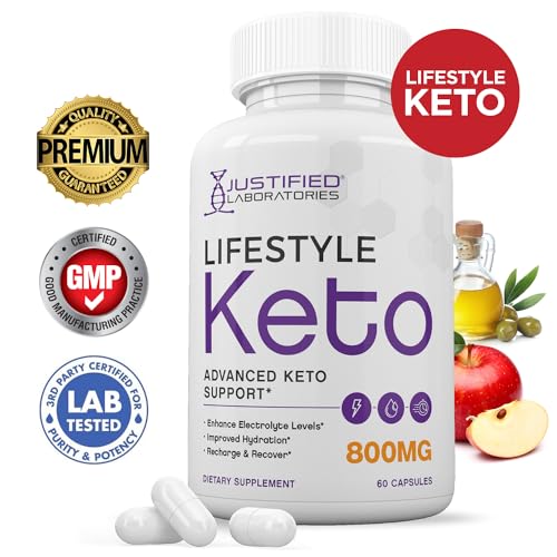 (3 Pack) Lifestyle Keto Pills 800MG Includes Patented goBHB Exogenous Ketones Advanced Justified Laboratories