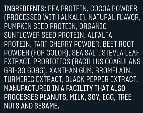 Vega Sport Premium Vegan Protein Powder, Chocolate - 30g Plant Based Protein, 5g BCAA Vega