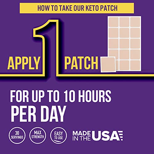 VitaPatch Keto Patch with B12 Methylcobalamin and Vitamin Guarana B12 Patch for Energy VitaPatch