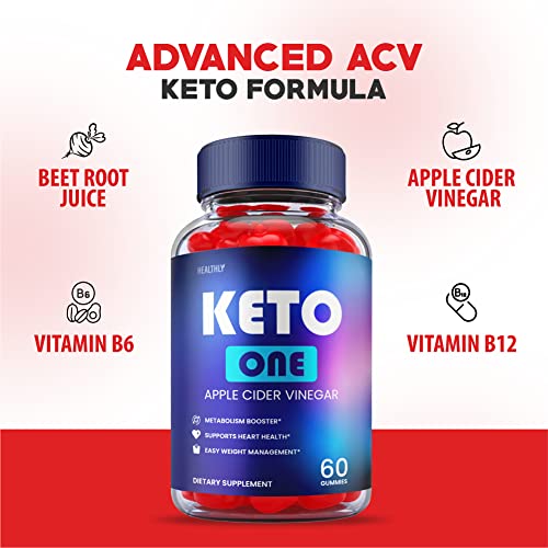 (2 Pack) Keto One Gummies Advanced - Official Formula, Vegan - Keto One Gummies Healthly