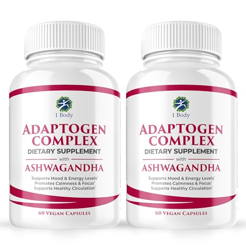 1 Body Adaptogen Complex Supplement with Ashwagandha
