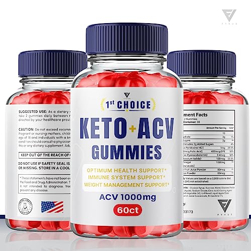 (2 Pack) 1st Choice Keto ACV Gummies, First Choice Gummies Advanced ACV - 1st Choice Fyvus