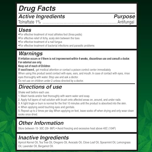 Viking Revolution Toenail Fungus Treatment Extra Strength with 1% Tolnaftate OTC Viking Revolution
