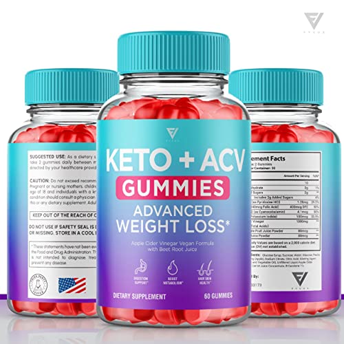 (2 Pack) Keto ACV Gummies Advanced Weight Loss, ACV Keto Gummies Fat Apple Cider Fyvus
