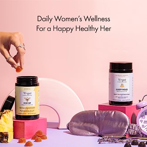 Winged Wellness PMS Relief Vitamins - Daily Hormonal and Balance and PMS Symptom Relief Winged Wellness