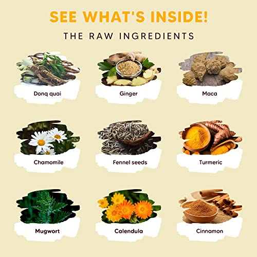 Yogi Super Foods Moon Tea for Women's Cycle Support, PMS & Menopause Relief Yogi Super Foods