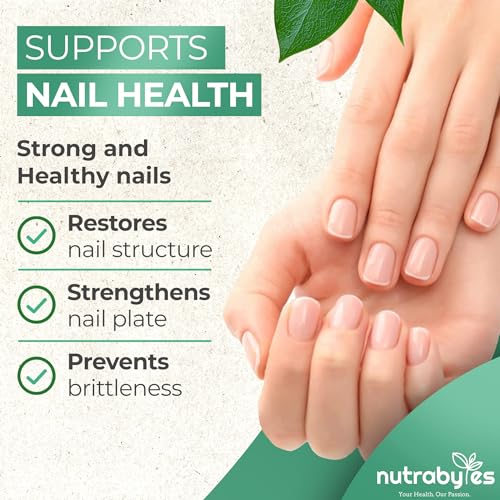 Vegan Collagen Supplement For Skin, Hair, Nails, Joints & Bones with Hyaluronic Acid, Biotin, Lysine, Bamboo Silica, Zinc, Vitamin C, D3, B12, E NUTRABYTES