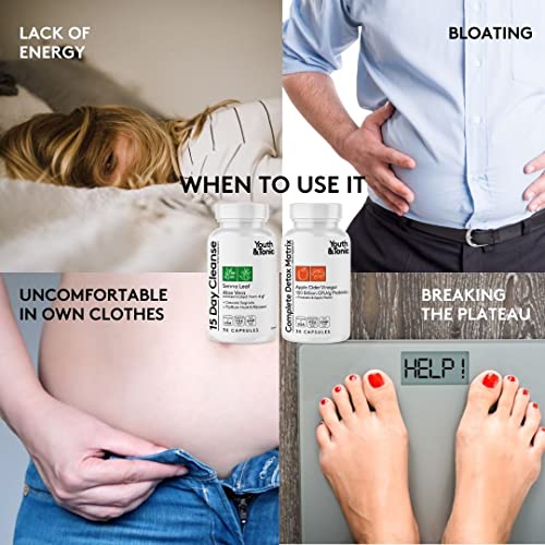 Youth & Tonic Colon Cleanser & Detox for Loss of Waste, Breaking The Plate