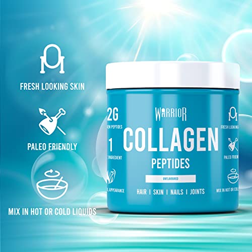Warrior Collagen Peptides - Collagen Powder - 180g - Made from Premium Bovine Hydrolysed Collagen Warrior