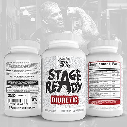 5% Nutrition Stage Ready Diuretic | Extra Strength Competition Diuretic | Fast Acting Weight 5% Nutrition
