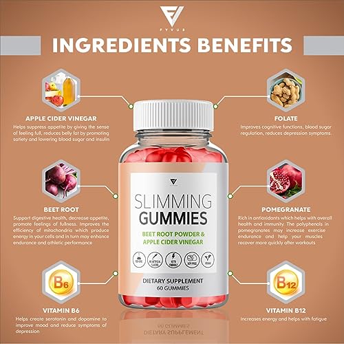(2 Pack) Slimming Gummies It Works for Weight Loss with Apple Cider Vinegar Itworks Its Fyvus