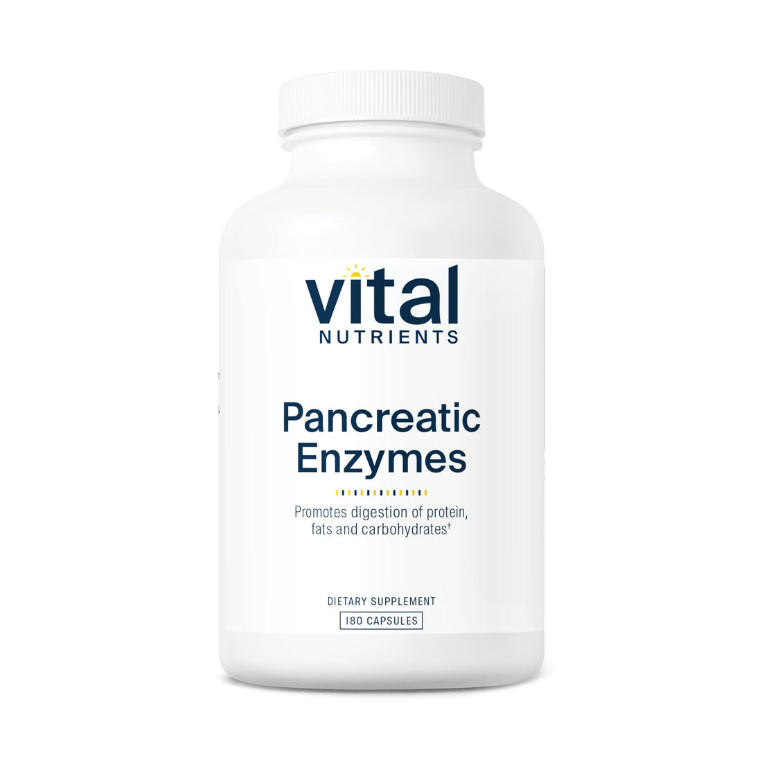 Vital Nutrients Pancreatic Enzymes 1000mg (Full Strength) | Pancreatin Digestion Supple