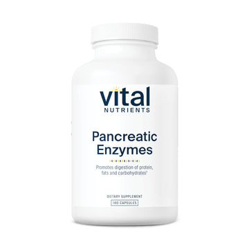 Vital Nutrients Pancreatic Enzymes 1000mg (Full Strength) | Pancreatin Digestion Supple