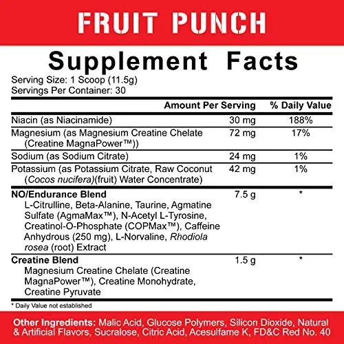 5% Nutrition Rich Piana Kill It Pre Workout Powder w/Creatine, Jitter-Free Caffeine 5% Nutrition