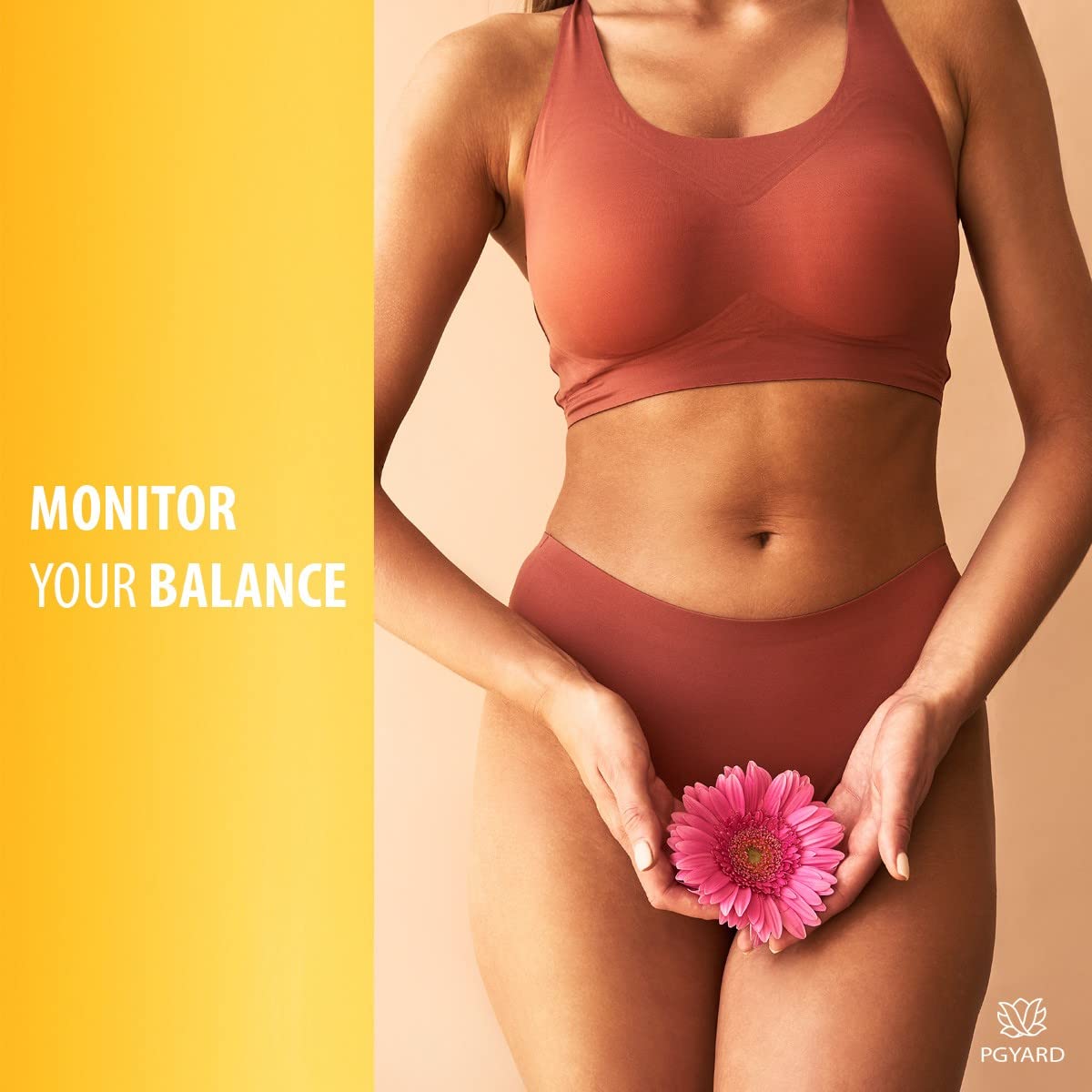 [60 Pack] PGYARD Vaginal Health pH Test Strips, Feminine pH Test, Value Pack PGYARD