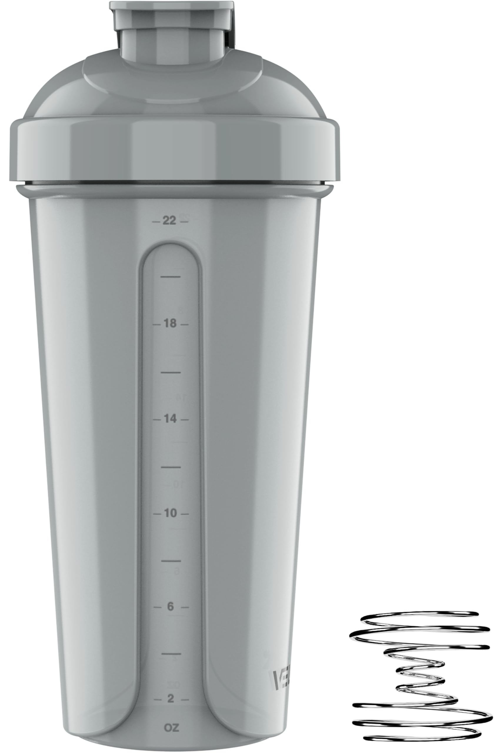 VELOMIX -4 PACK- Protein Shaker Bottles for Protein Mixes, 28 OZ Shaker Cups for Protein Shakes VELOMIX