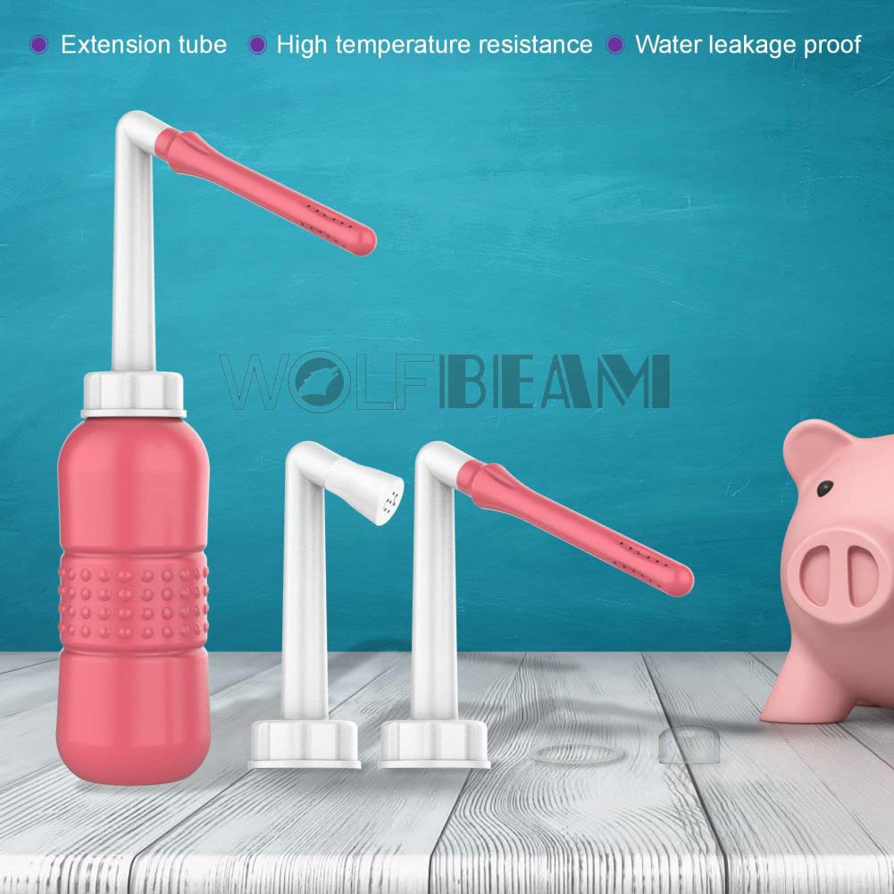 Wolfbeam 2IN1 Portable Hand-held Vulva and Anus Cleaner and Personal Health Vaginal Washing WOLFBEAM
