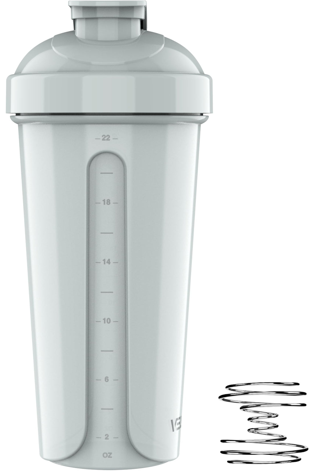 VELOMIX -4 PACK- Protein Shaker Bottles for Protein Mixes, 28 OZ Shaker Cups for Protein Shakes