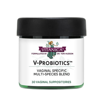 Vitanica V-Probiotics - Vaginal Probiotics for Women - Vaginal Suppositories
