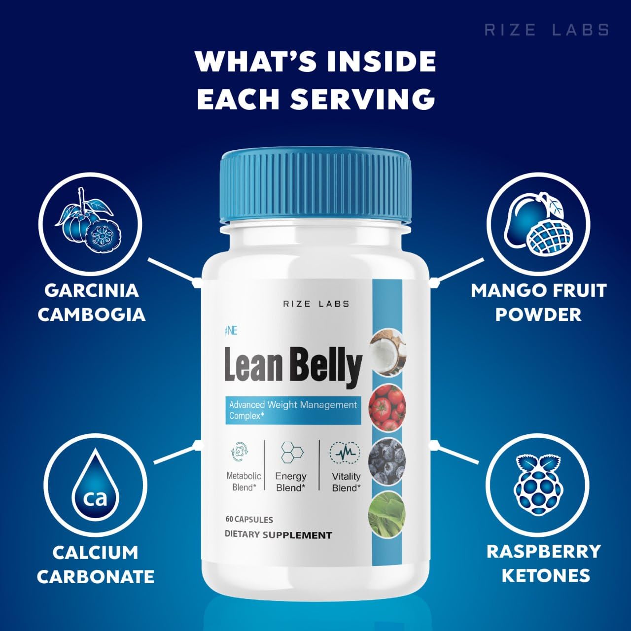 (2 Pack) Ikaria Lean Belly Juice Capsules for Weight Loss - IkariaLeanBelly Advanced rize labs