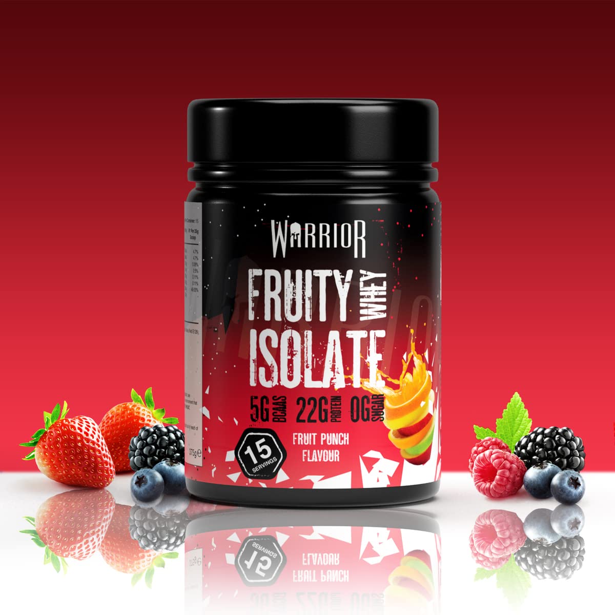 Warrior, Fruity Clear Whey Isolate – Rapid Digesting Protein Powder – Refreshingly Fruit Flavoured Shakes Warrior
