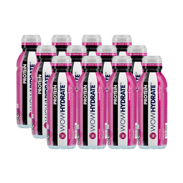 WOW HYDRATE Protein Water, Summer Fruits Flavour Protein Drink, Natural Flavourings, Healthy Hydration