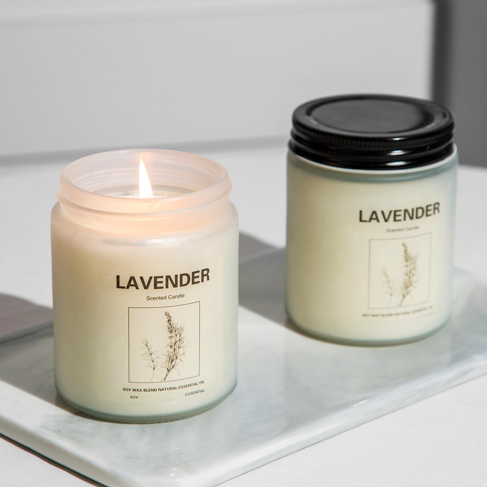 6 Pack Scented Candles, Aromatherapy Candles Gifts Set for Women, 42.6 oz 300 Hour Long Lasting YINUO LIGHT