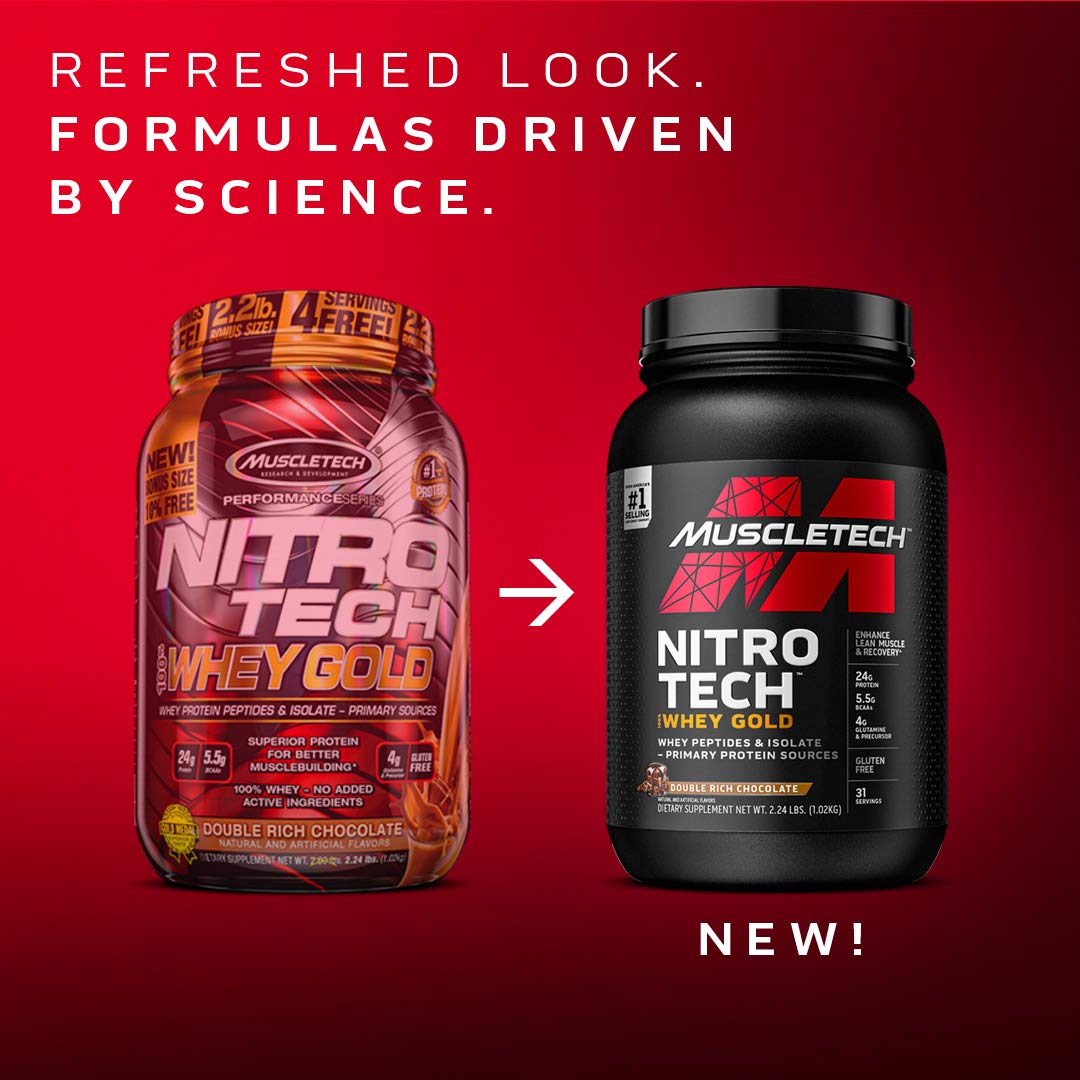 Whey Protein Powder MuscleTech Nitro-Tech Whey Gold Protein Powder Whey Protein MuscleTech