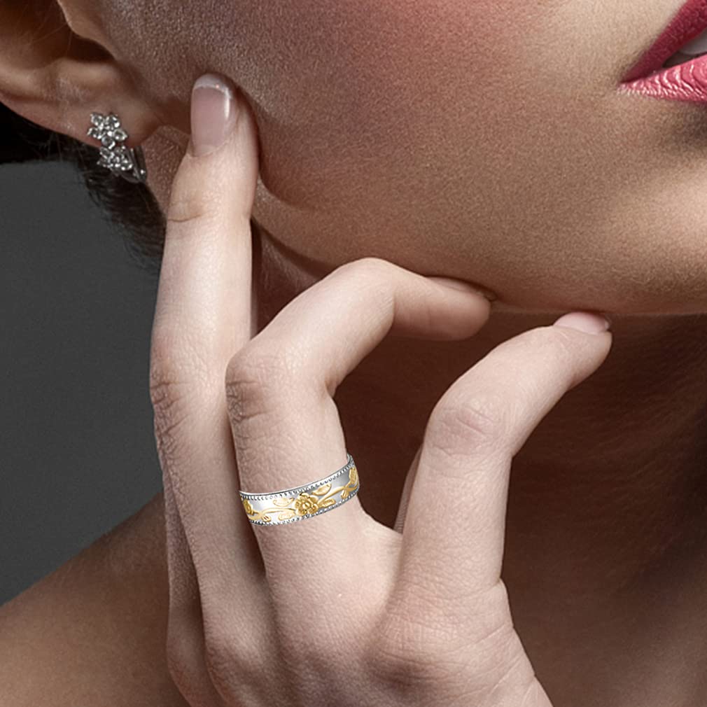 Vicmag Copper Magnetic Ring for Women Men 100% Solid Pure Copper Adjustable with Jewelry Gift Box Vicmag