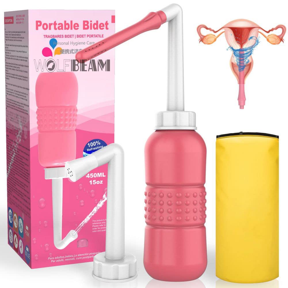 Wolfbeam 2IN1 Portable Hand-held Vulva and Anus Cleaner and Personal Health Vaginal Washing