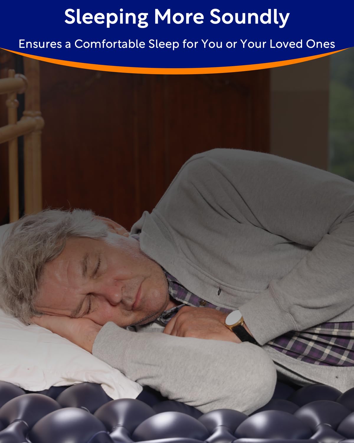 VOCIC Alternating Air Pressure Mattress Pad-with Micro Air Holes & Sleep Mode-Bed Sore VOCIC