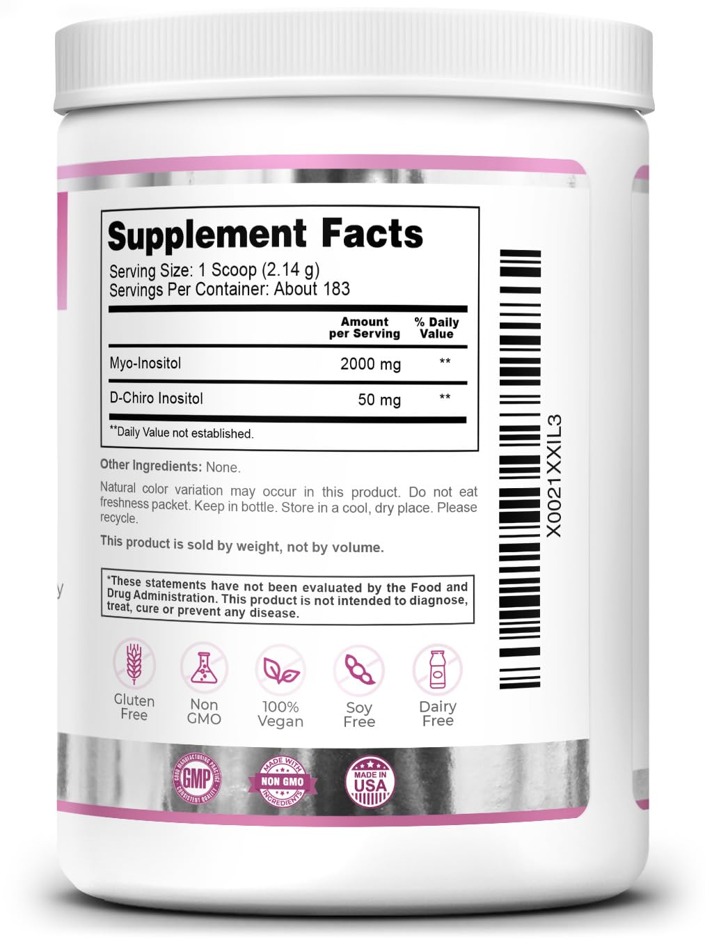 Zazzee PREGNOSITOL Powder and Extra Strength Prenatal Multi Complex Zazzee