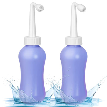 450ml Peri Bottle Postpartum for Feminine Care, 2 Pack Portable Travel Bidet for Toilet, Perineal Bottle