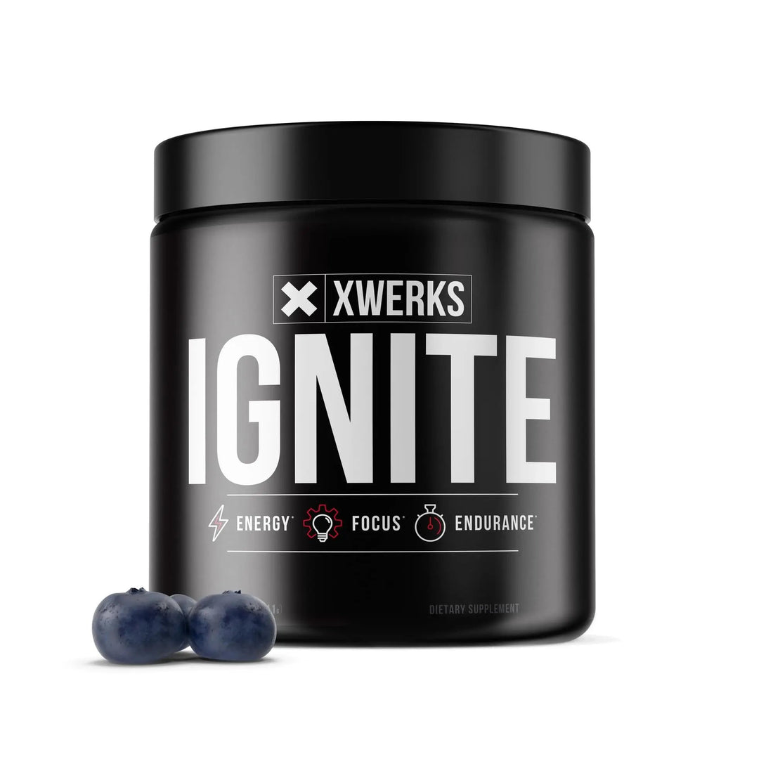 Xwerks Ignite Blue Razz Pre Workout Powder - Best Natural Keto Pre-Workout for Women