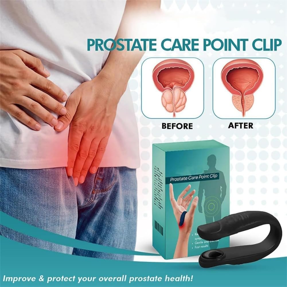 2pcs Prostate Care Point Clip for Men,Acupressure Hand Pressure Point Clip, Relieve Prostate DEFUAUKE