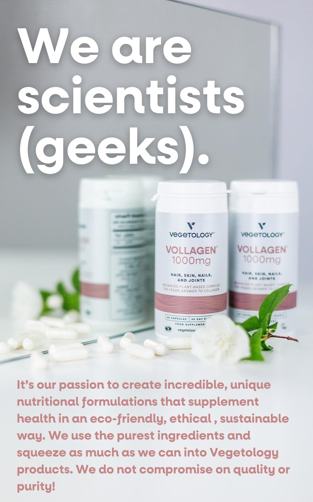 Vegetology Vollagen® Plant Based Complex – Plant Based Protein Alternative to Collagen VEGETOLOGY