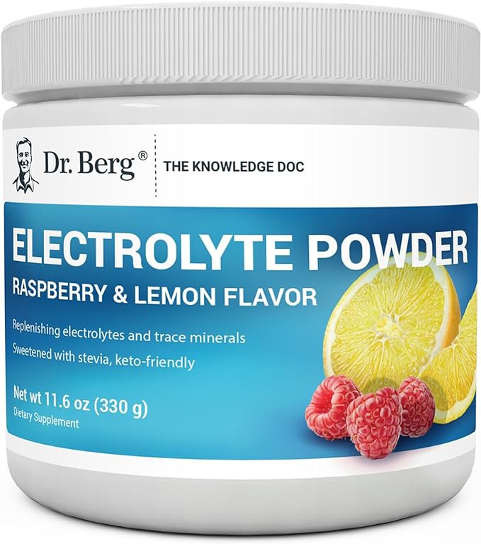 Dr. Berg's Original Electrolyte Powder - Hydration Drink Mix Supplement